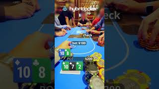 Is he❓BLUFFING ME❓😈How to call bluffs in poker💪🔥📈Poker is crazy shorts poker [upl. by Ateuqahs]