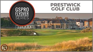 GSPro Course Flyover  Prestwick Golf Club  Designed by Pob16 [upl. by Groos]