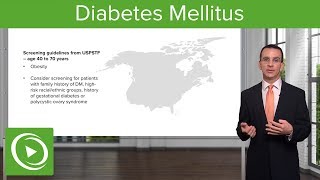 Diabetes Mellitus Hyperlipidemia amp Type 2 Diabetes – Family Medicine  Lecturio [upl. by Allesor]