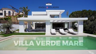 Villa Verde Mare  New luxury villa by the sea in Marbella by Engel amp Volkers Marbella W02LQ82 [upl. by Dachy740]