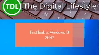 First look at Windows 10 20H2 [upl. by Yremogtnom953]