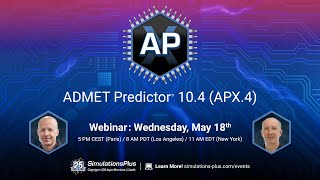 ADMET Predictor® 104 APX4 Release Webinar [upl. by Latia]