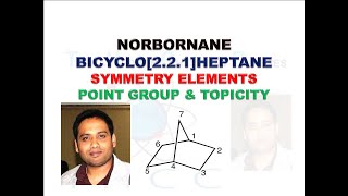 Norbornane Symmetry ElementsPoint Group amp Topicity for CSIR NETGATETIFRBARC [upl. by Montano111]