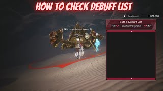 Sword Art Online Last Recollection How To Check Debuff List [upl. by Mandal321]