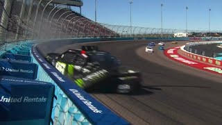 Riley Herbst Hard Crash at Phoenix  2022 NASCAR Xfinity Series [upl. by Acenom994]