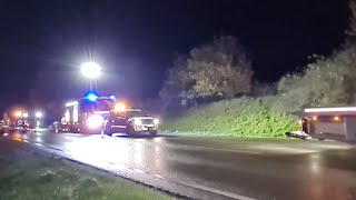 🚨🚒 Schwerer Verkehrsunfall auf B 34 bei Bad SäckingenWallbach  Livebericht 15112022 [upl. by Adala]