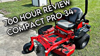 Gravely Compact Pro 34 Mower Update 700 Hours [upl. by Ansaev442]