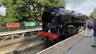 North Yorkshire Moors Railway Pickering to Goathland railway station 26082023 [upl. by Archaimbaud]