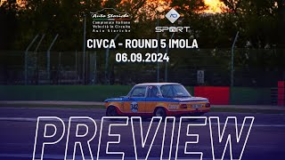 CI Velocità in Circuito Auto Storiche  PREVIEW  Il Round 5 a Imola [upl. by Izy]