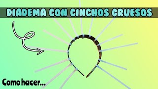 DIADEMA CON CINCHOS GRUESOS [upl. by Aticilef]