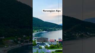 Hallstatt of Norway alps fjords lyngseidet placesthatdontfeelreal mountains nature village [upl. by Anuahsal]