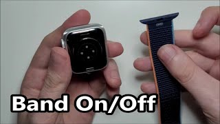 Apple Watch How to Change Band  Put On  Take Off Series 6 or ANY [upl. by Aielam]