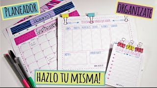 hacer PLANEADOR semanal  DIY Regreso a clases 💎 Sarish [upl. by Howlan155]