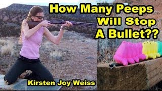 How Many Peeps Will Stop A Bullet  Peep Mayhem ep 1 [upl. by Naaman867]