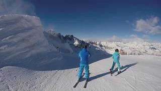 Ski Presena Glacier Passo tonale January 2019 [upl. by Ariem]