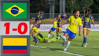 Colombia vs Brazil Highlights  CONMEBOL Femenino SUB20 2024 Final Grupo  4292024 [upl. by Candis]