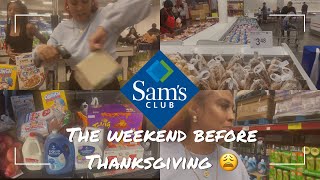 Sams Club November Large Family Grocery Haul samsclub thanksgiving2023 [upl. by Saxon252]