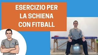 Mal di schiena un esercizio semplice con la fitball [upl. by Gerrilee435]