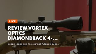 Review Vortex Optics Diamondback 412x40 Second Focal Plane Riflescope  DeadHold BDC Reticle [upl. by Eihpos]