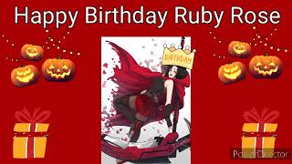 Happy Birthday Ruby Rose 2024 [upl. by Niriam]