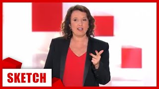 🤣 Sketch  Anne Roumanoff et les grèves de train 😡  Vivement Dimanche 17 juin 2018 [upl. by Kelcey]