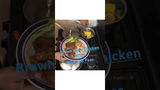 How to cook Rice and peas with Brown stew Chicken easy [upl. by Hirasuna]