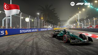 F1 2022 Gameplay  1 Lap Singapore [upl. by Johnny470]