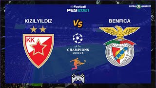 Kızılyıldız  Benfica  UEFA Şampiyonlar Ligi  eFootball™ 2024 [upl. by Hafirahs713]