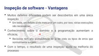 Teste de Software  Inspeções [upl. by Xavler]