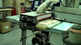 SuperMax 25x2 Double Drum Sander [upl. by Bandeen]