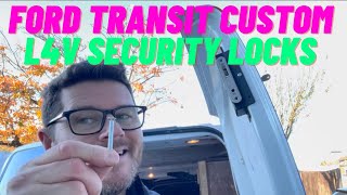 Ford Transit Custom Van Locks Fitted  Locks4Vans  L4V  Locksmith [upl. by Aicil359]