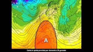 METEO fino al 28 gennaio 2024 e tendenza successiva [upl. by Naes]