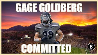 Son of WWE Legend Gage Goldberg Commits to the Colorado Buffaloes [upl. by Juliana588]