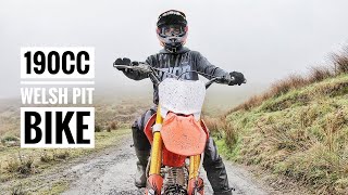 190CC BEAST WELSH PIT BIKE  MOUNTAIN PASS FOLLOW CAM [upl. by Atilrahc301]