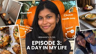 A Day In My Life Vlog  cozy fall cooking relaxation soccer game amp more [upl. by Gildea]