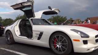 Mercedes Benz SLS AMG Gullwing Tour amp Acceleration [upl. by Ahsined19]