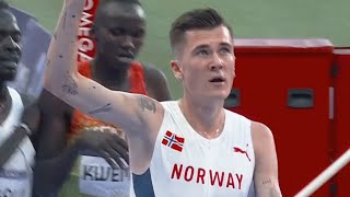 Jakob Ingebrigtsen wins Mens 5000m finals for Norway in Olympics 2024 [upl. by Pascoe]