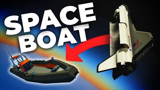 BOAT IN SPACE  Stormworks Build and Rescue [upl. by Sara276]