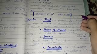 Lec22 Affine and Euclidean Geometry Topic Basic defof Geobsmathematics [upl. by Akcirderf]