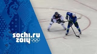 Ice Hockey  Mens Group A  Slovakia v Slovenia  Sochi 2014 Winter Olympics [upl. by Lain]