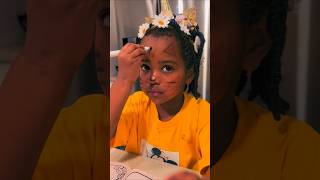 🤡 Fun face painting DIY  Gigi wants to be a Cat 😹 kidsvideo kidsshorts [upl. by Icyaj]