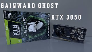 GAINWARD GHOST RTX 3050 8GB UNBOX INSTALL TEST [upl. by Ynnij927]