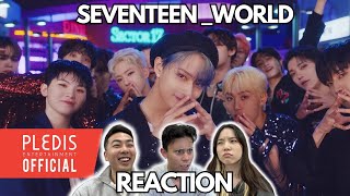 SEVENTEEN 세븐틴 WORLD Official MV  CHOREOGRAPHY REACTION [upl. by Gaul]