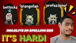 HoloEN Spelling Bee Reaction [upl. by Gerti]