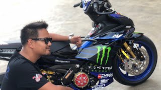 yamaha y15zr masuk dryclutch comstar racing [upl. by Nimzay92]