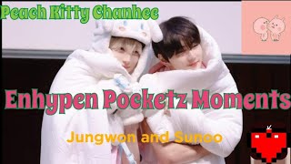 Enhypen Pocketz Moments 2  Jungwon and Sunoo [upl. by Suoicul]