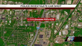 Evendale police investigating after car allegedly shot on I75 overnight [upl. by Ihana]