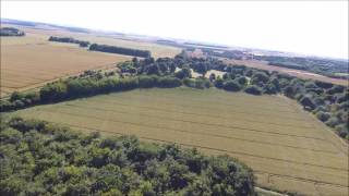 Drone Footage  Amesbury Woodhenge Landscape [upl. by Park380]