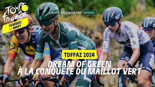 Dream of Green  Tour de France Femmes avec Zwift 2024 [upl. by Etsirhc812]