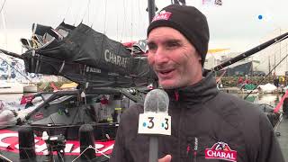 Vendée Globe 2020  Jérémie Beyou après larrivée quotcétait un tour du monde pour moi quot [upl. by Johen]